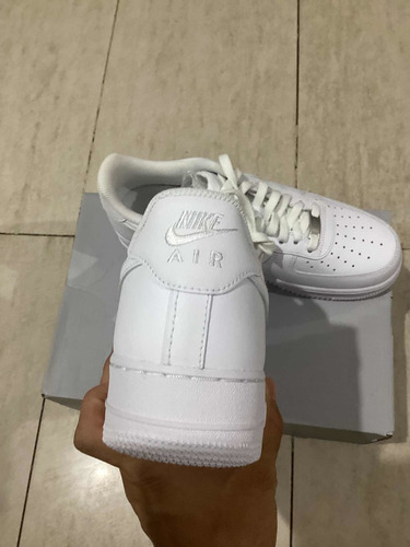 Imagen 3 de 7 de Nike Air Force 1 Blancas Originales En Caja 10.5 Us 28.5 Cm