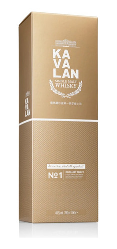 Whisky Kavalan N° 1 Distillery Select 700ml 40% C/ N.f.