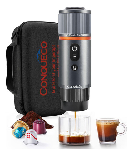 Conqueco Maquina De Cafe Espresso Portatil 12v: Cafetera De