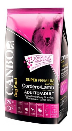 Canbo Cordero Adulto Para Razas Medianas Y Grande 3kg