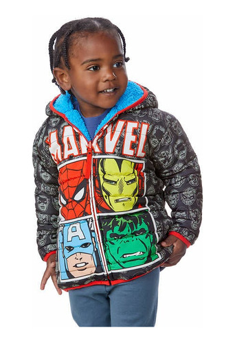 Camperas De Niños Reversibles Importadas(marvel/disney/jpark