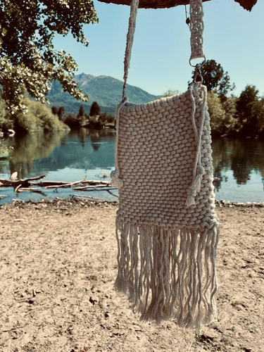 Cartera Tejida En Hilo De Algodón - Macrame 