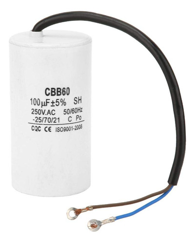 Condensador Arranque Motor Cbb Cable Ac Uf Hz Para Aire