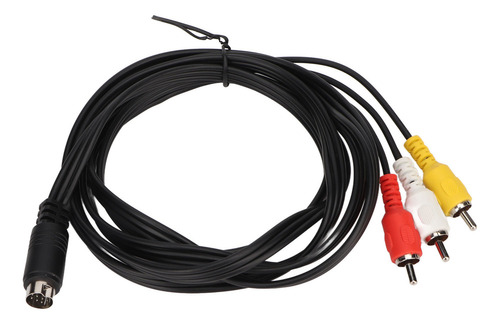 Cable Mini Din De 10 Pines A 3 Rca Macho A Macho, Señal Clar