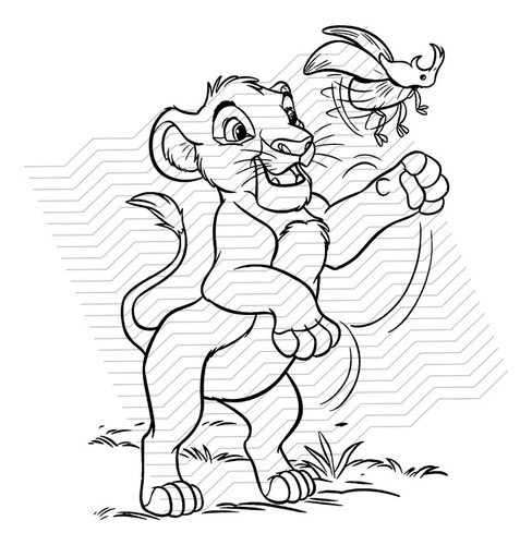 Desenhos Do Rei Leão Para Colorir Pdf