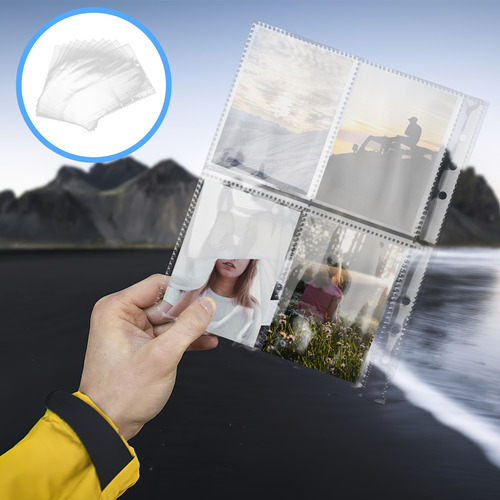 Carpeta De Fotos Con Hojas Sueltas Para Tarjetas Fotográfica