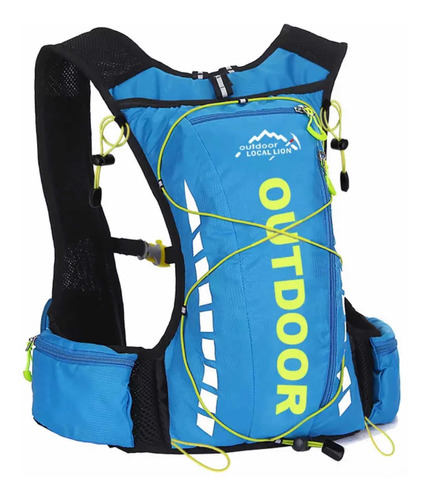 Imagen 6 de 9 de Chaleco De Hidratacion Running Ciclismo Trekking Outdoor