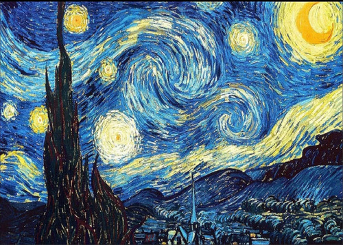 Diamond Painting Arte Con Diamantes Noche Estrellada 30x40