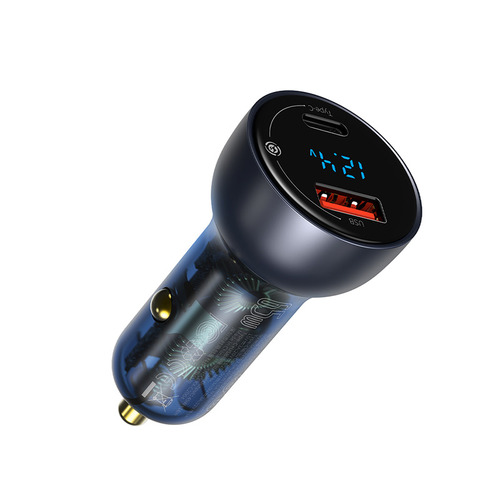 Cargador Auto Pps Qc 3.0 65w/30w + Cable Usb C 100w - Baseus