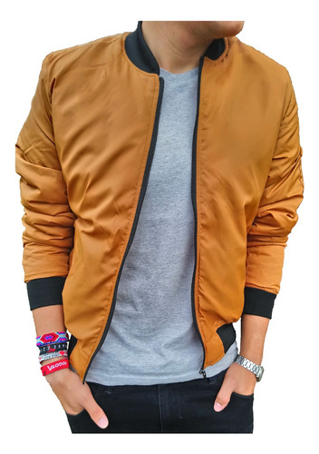 Chaqueta Chamarra Piloto O Bomber Impermeable Antifluido