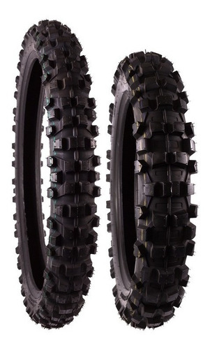 Jgo. Llantas Btrubber Tubeless 110/100-18 Y 90/100-21