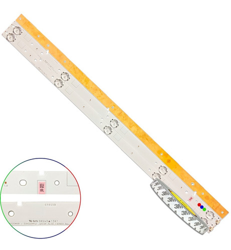 Kit Leds Hisense 32k21d (2t 5l) + Cinta 2caras 3m Oferta*