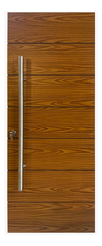 Manillon Doble De Acero Inoxidable Tubo Rectangular.
