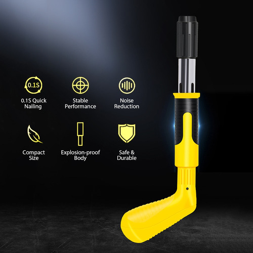 Imagen 6 de 10 de Sujetador De Uñas Decoración Manual Pistola De Acero Clavo B