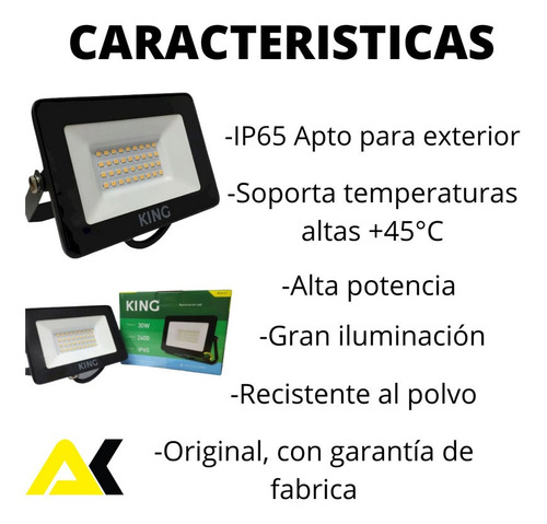 Imagen 4 de 6 de Reflector Proyector Led 30w Exterior Ultima Generacion X 3