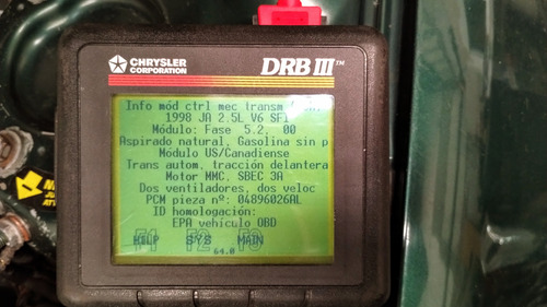 Ecu ( Pcm ) Chrysler Stratus 2.5
