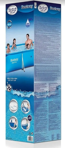Alberca Rectangular Estructural Bestway 3.00 X 2.01 X 66 Azul