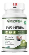 Comprar P45 Herbal 500mg Naturalmaxx Cuidado De Próstata 100 Capsula