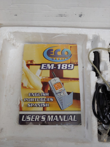 Telefono De Linea De Largo Alcance Eco Mania Em-189 Plateado (Usado)