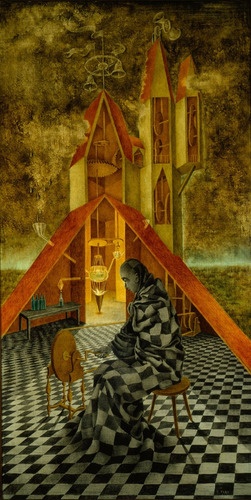 Cuadro Decorativo El Alquimista 1955 Remedios Varo / Tela