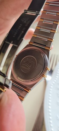 Reloj Omega Constellation Gris Dorado Beige (Usado)