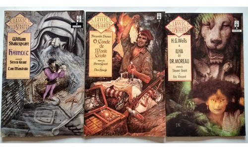 Revista Quadrinhos Clássicos 3 Unidades 1991. (Usado)