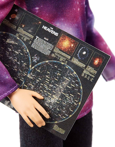 Muñeca Astrofísica Barbie Blonde Telescope Star