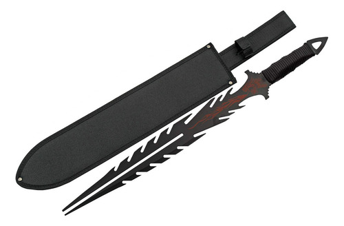Espada De Doble Segador 66 Cm Color Negro