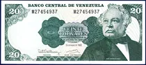 Comprar Billete 20 Bolívares M8 Diciembre 8 1992 José Antonio Páez