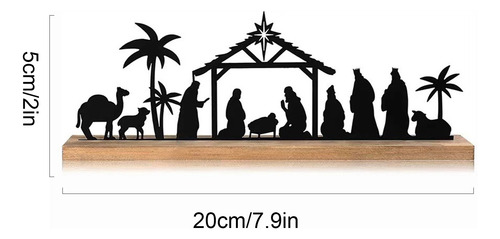 Belenes Con Luz Nocturna En Forma De U Para Navidad E India