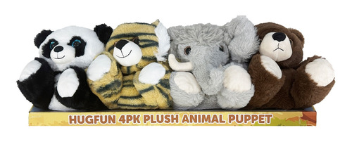 Titere De Mano, Animalitos De Peluche, Set De 4 Piezas