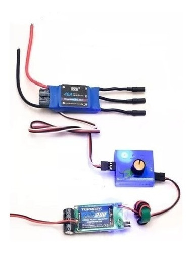 Imagen 3 de 4 de Tester Probador Servos Pwm Esc Tester 3 Canales 4.8-6v Ccpm