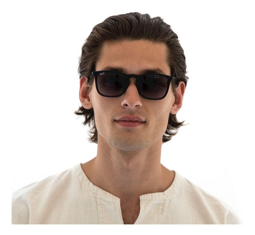 Lente De Sol Ray Ban 4187 Negro Optica Caroli