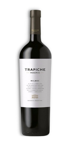 Trapiche Reserva Vino Malbec 750ml Trapiche Mendoza