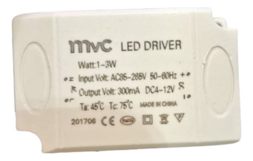 Led Cabinet 3w 4000k 220v Con Driver Y Adhesivo 3m - Dow_030