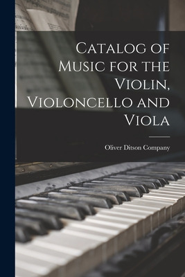 Libro Catalog Of Music For The Violin, Violoncello And Vi...