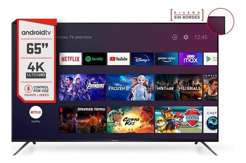 Smart TV Hitachi CDH-LE654KSMART22 LED Android Pie 4K 65" 100V/240V