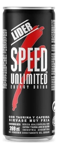 Speed Energizante Unlimited Lata 269 Ml.