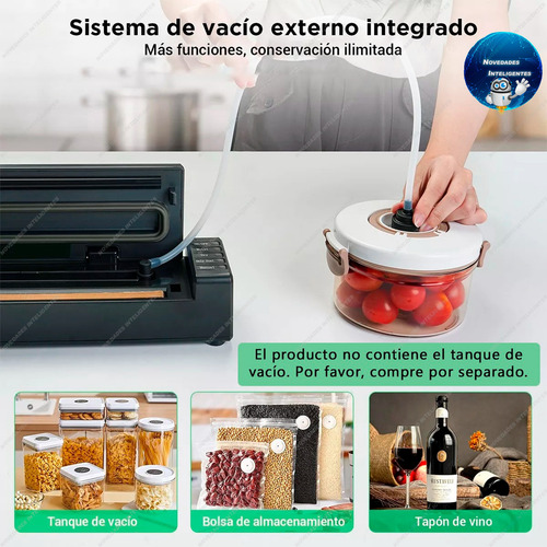 Máquina Selladora Automática Al Vacío Autorizada Recargable