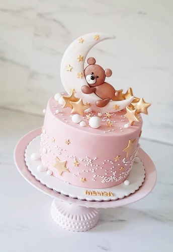 Adorno De Torta Para Baby Shower,bautizo En Porcelana Fría