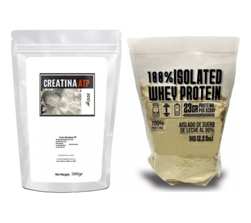 Whey Protein Isolate 1kg + 300gr Creatina 