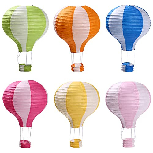 Caliente Air Balloon Paper Linternas Para Bodas Jt82u