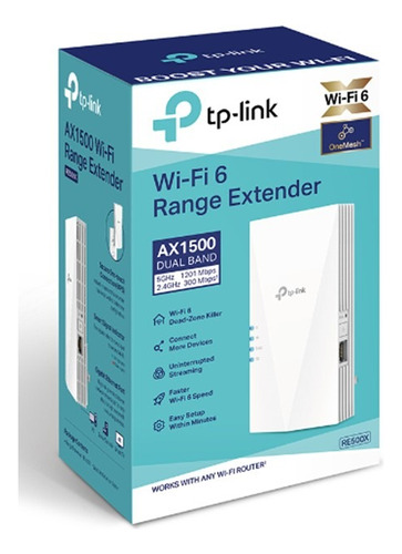 Extensor De Red Re500x Tp-link Wi-fi 6 Ax1500