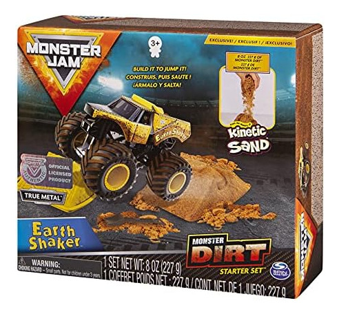 Kit Inicial De Terra Monster Jam Earth Shaker 0,23 Kg