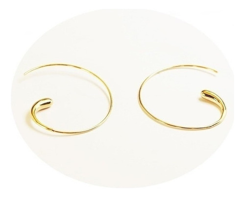 Aretes Arracadas Mujer Gota Oro 18k Pendientes Joyeria 