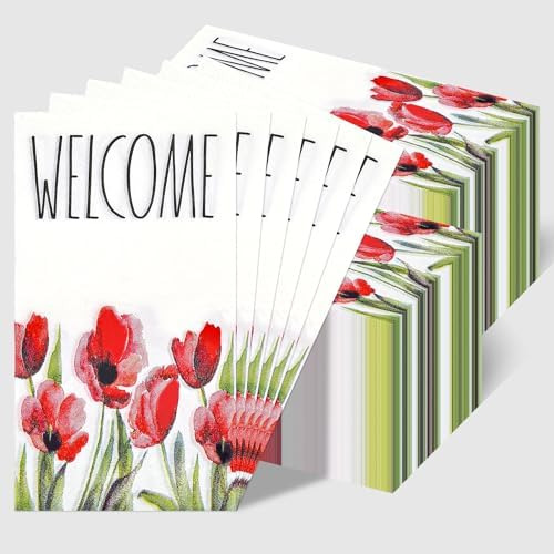 Servilletas De Papel De 200 Flores, Servilletas De Papel De