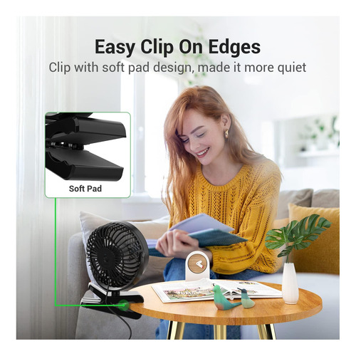 Ventilador De Escritorio Con Clamp De Zipvorb, Ventilador De