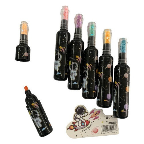 Resaltador Highlighter Marcador Color Botella Set X 6 Planet