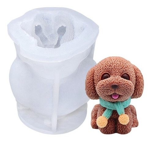 Molde Silicona Vela Perrito Cachorro 5 Cm 