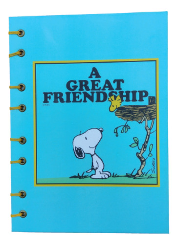 Agenda Snoopy Peanuts Personalizada 2 Días Por Página